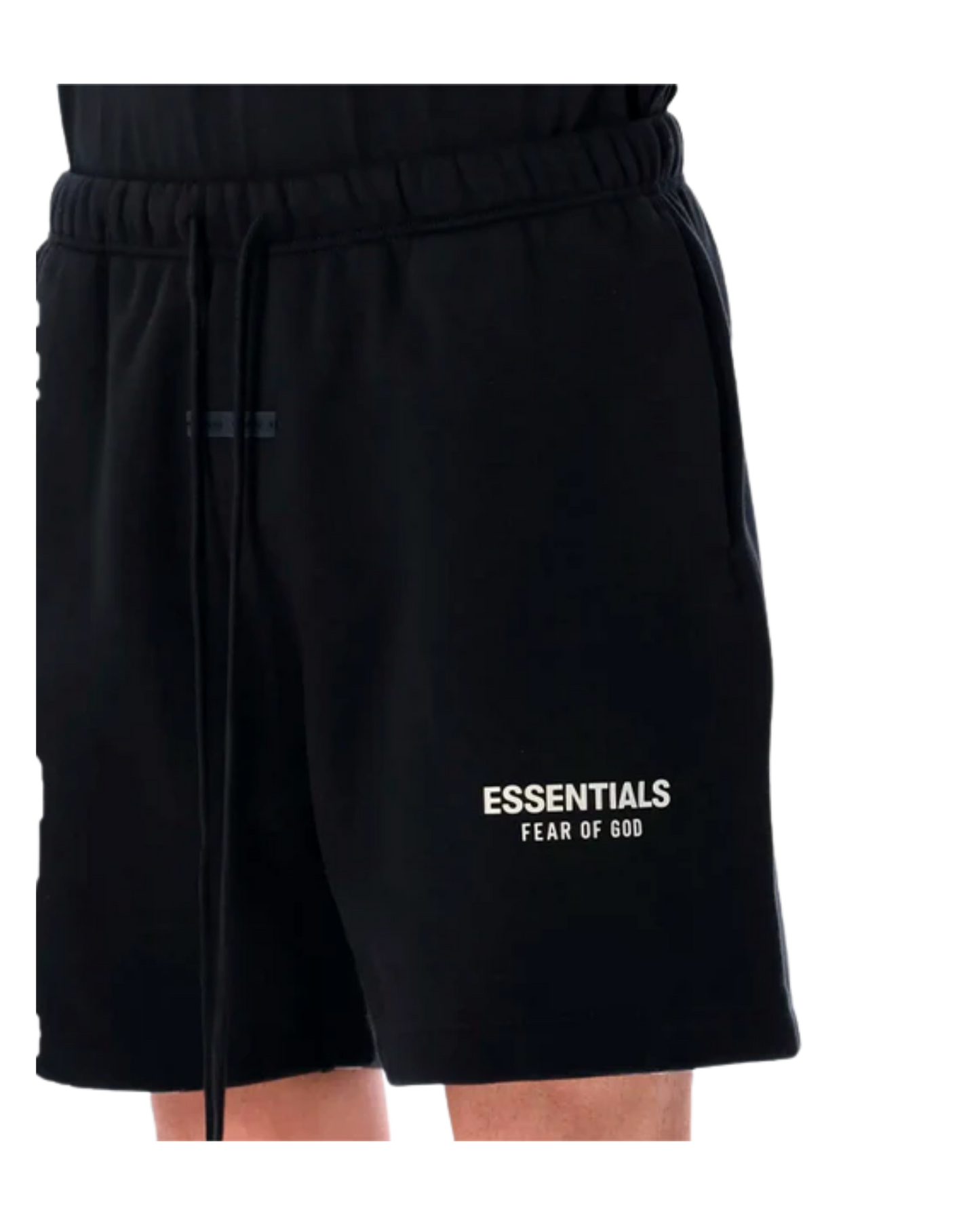 Bermuda Essentials Preta Detalhes Prateados