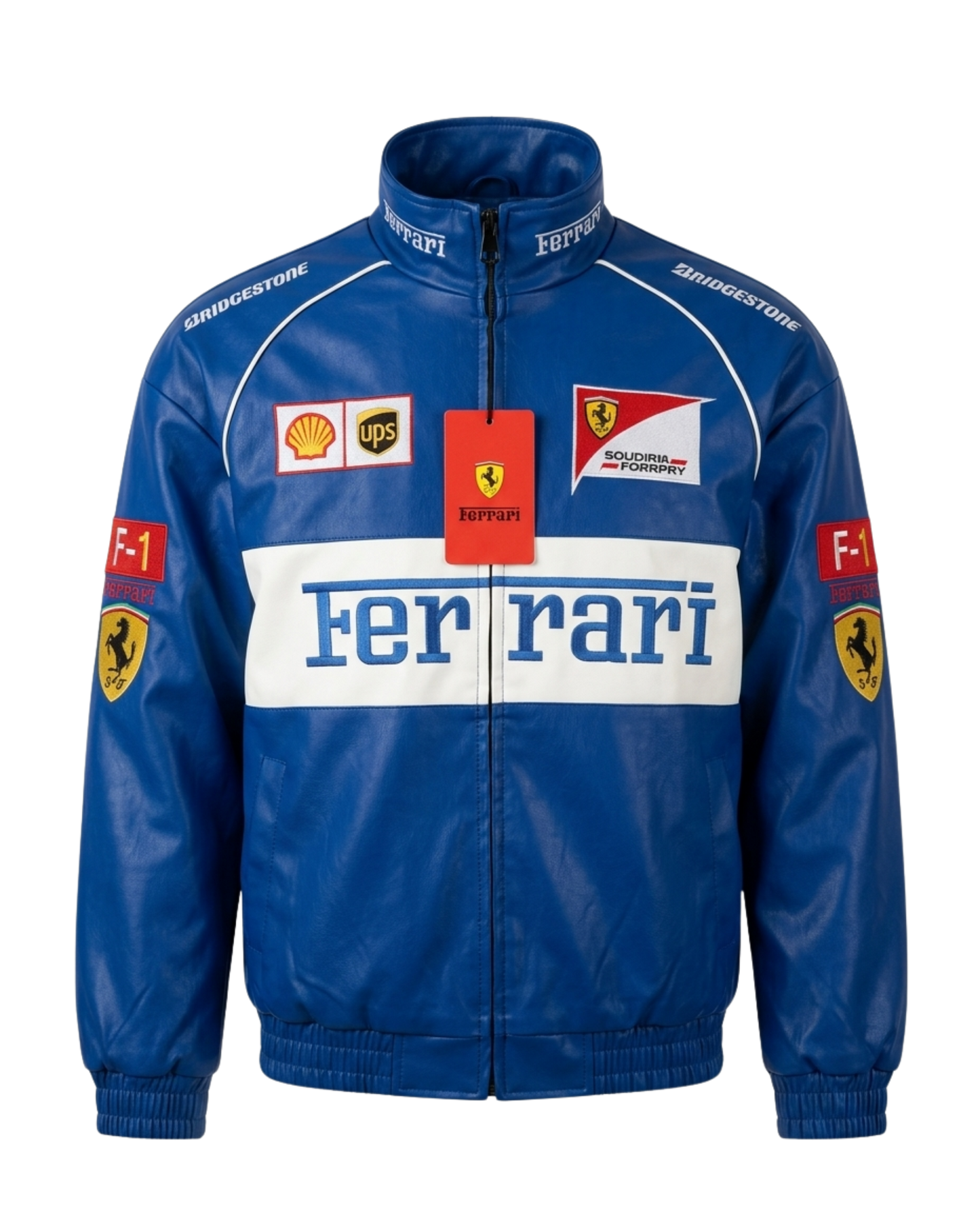 Jaqueta Vintage Ferrari Azul