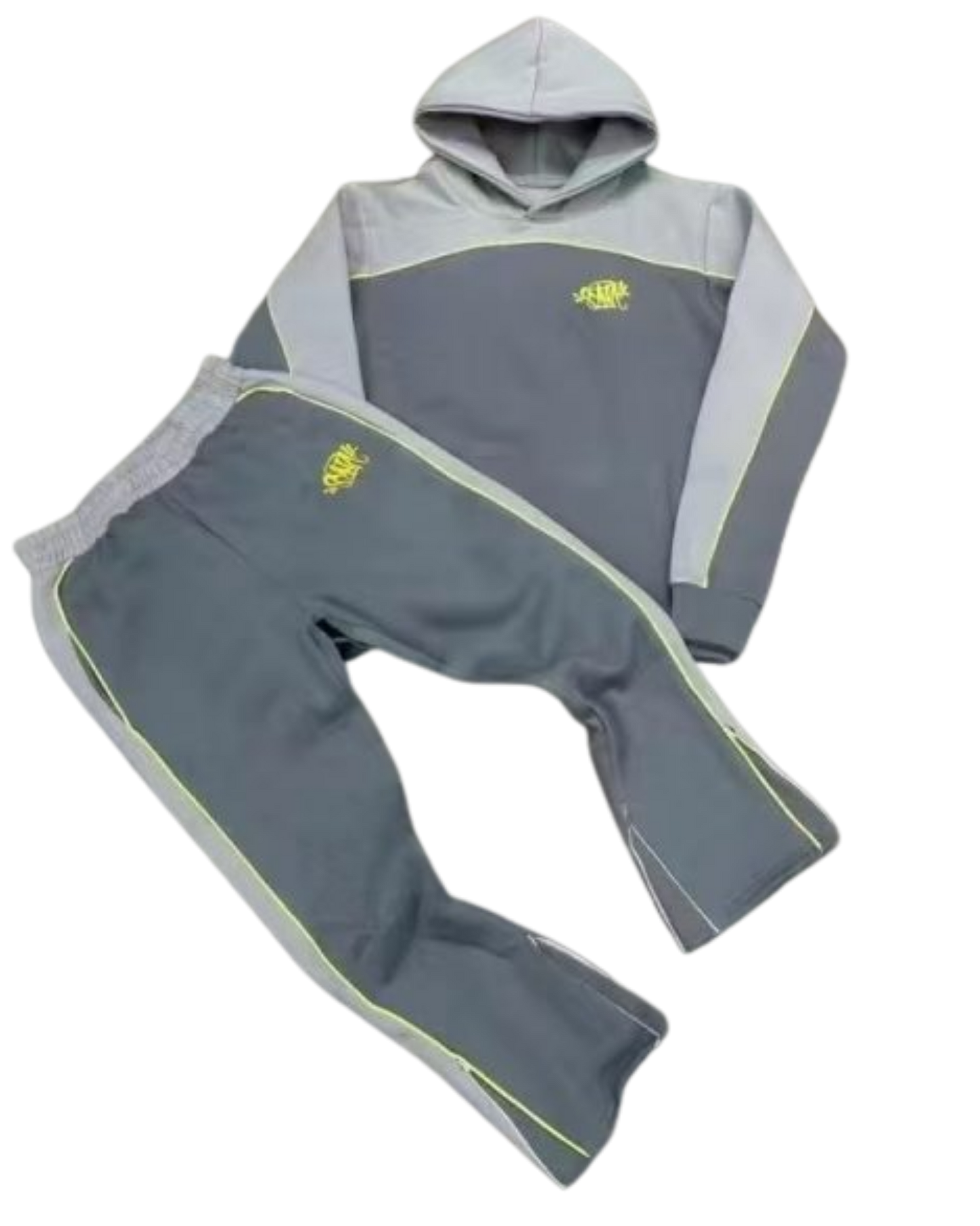 Conjunto Syna World Verde e Cinza