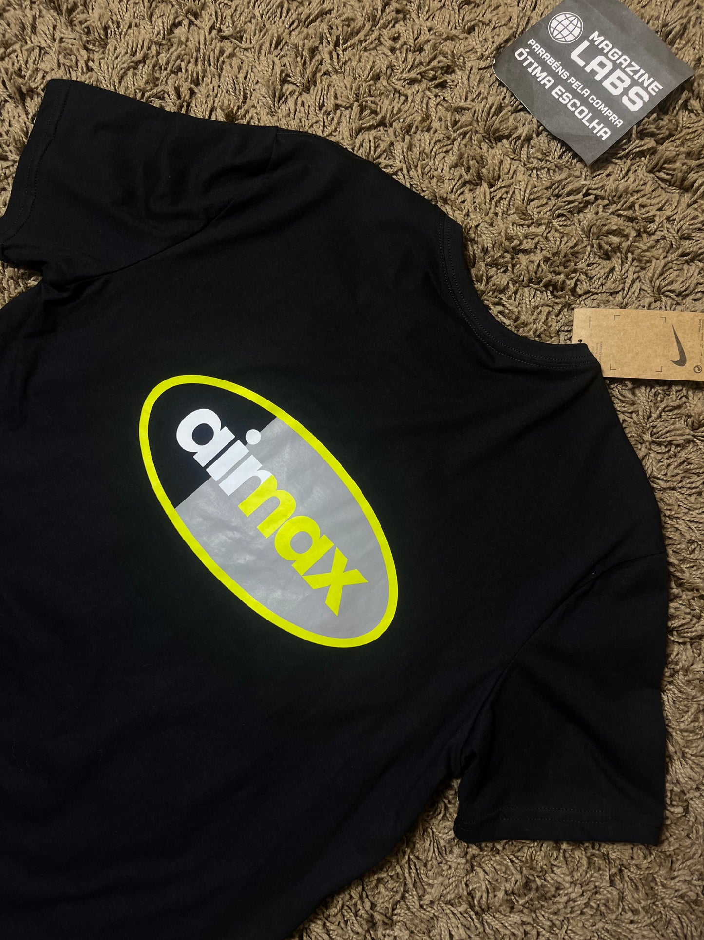 Camiseta Air Max Verde e Preta (Pronta Entrega)