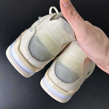 Air Jordan 4 x Off-White "Sail Beige"