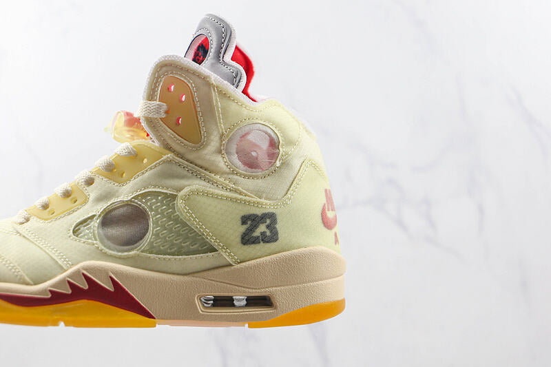 Air Jordan 5 x Off-White "Sail"