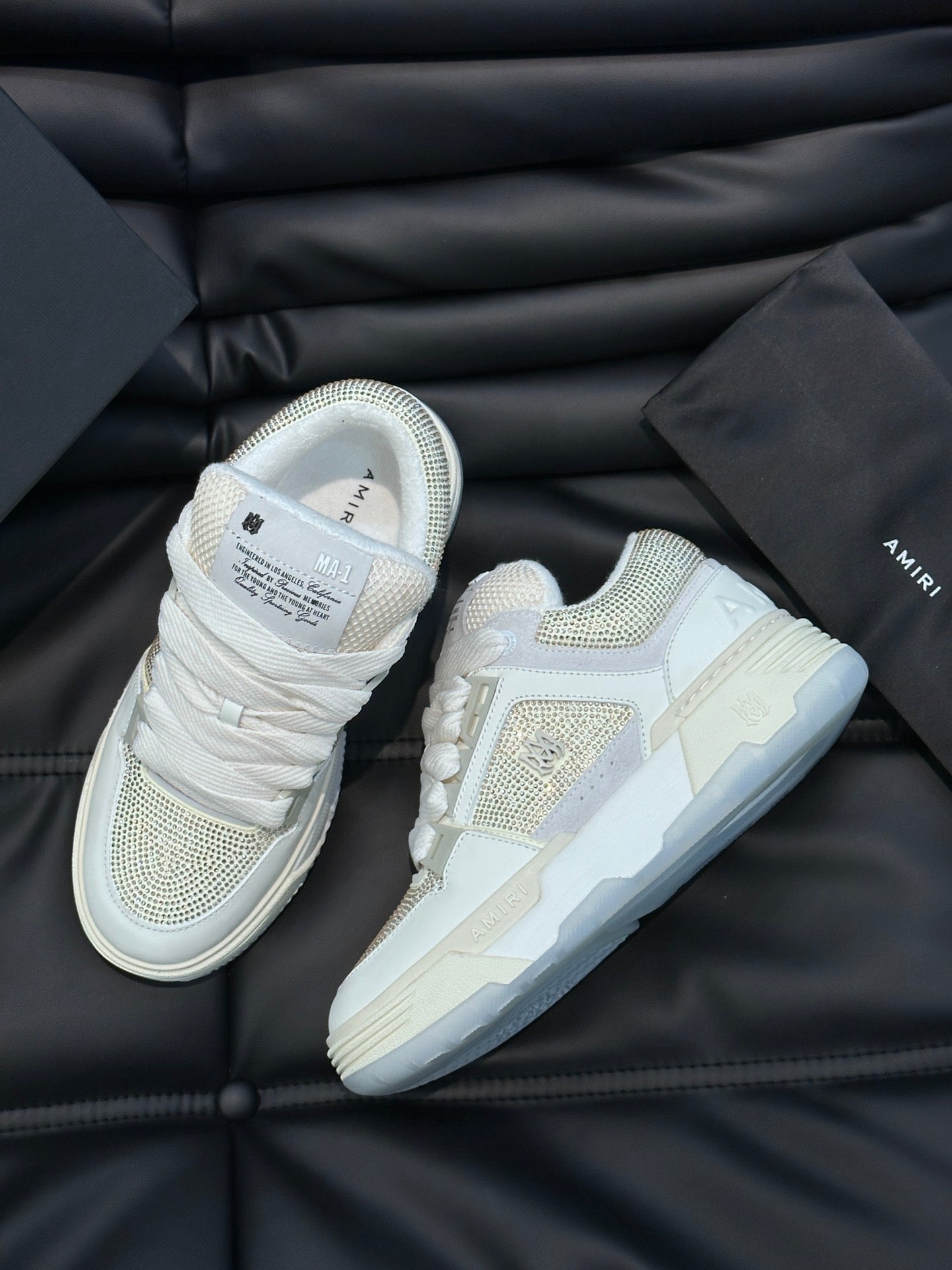 Amiri MA-1 Diamond "Beige"