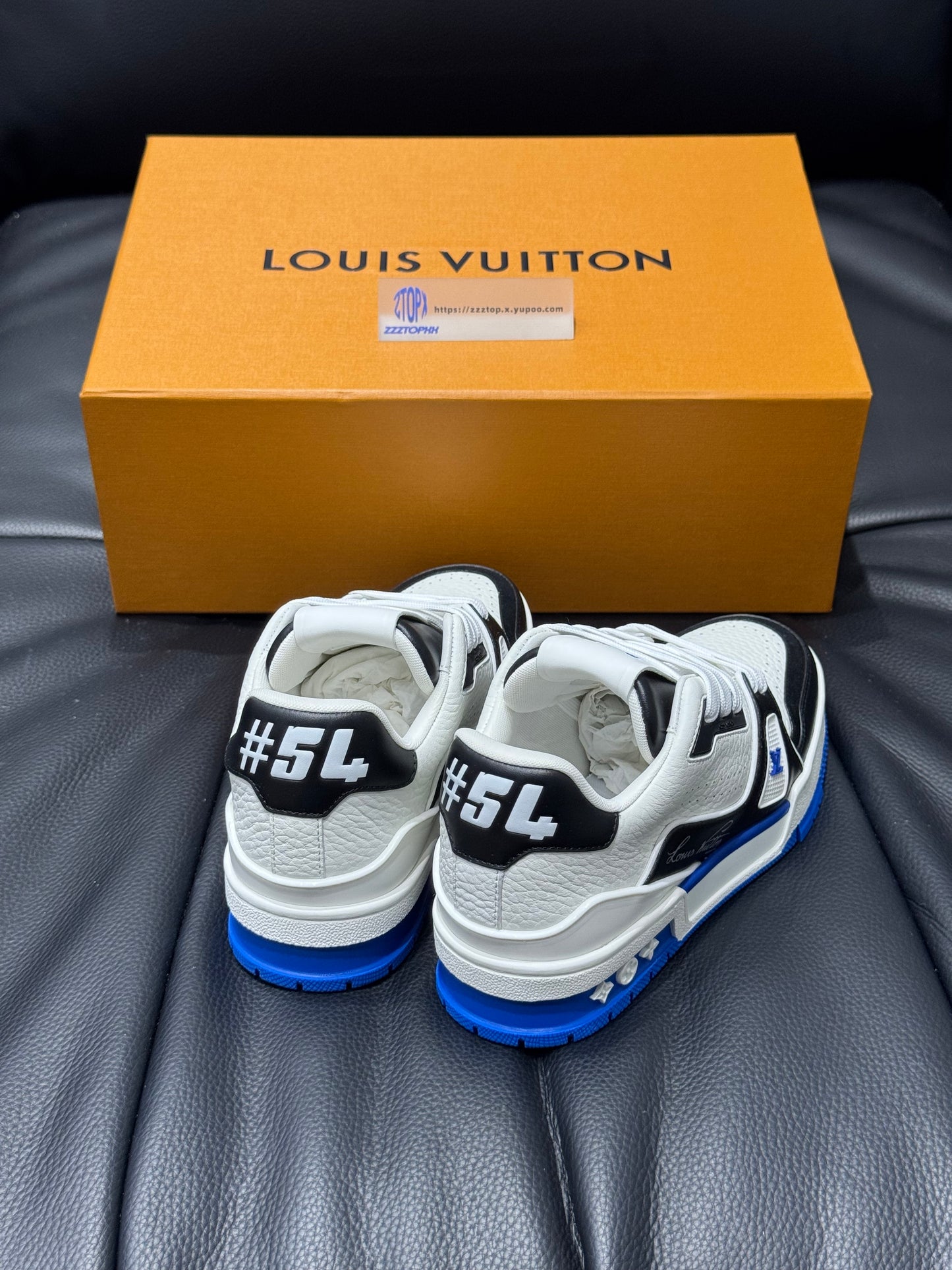Louis Vuitton Trainer Signature "Black n Blue"