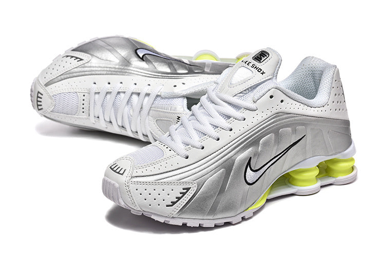 Nike Shox R4 "Metallic Silver Volt"