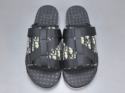 Dior Alpha Slide "Black n White"