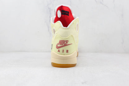 Air Jordan 5 x Off-White "Sail"