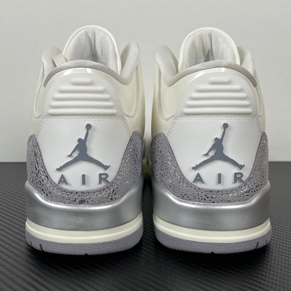 Air Jordan 3 "Sail Metallic Silver"