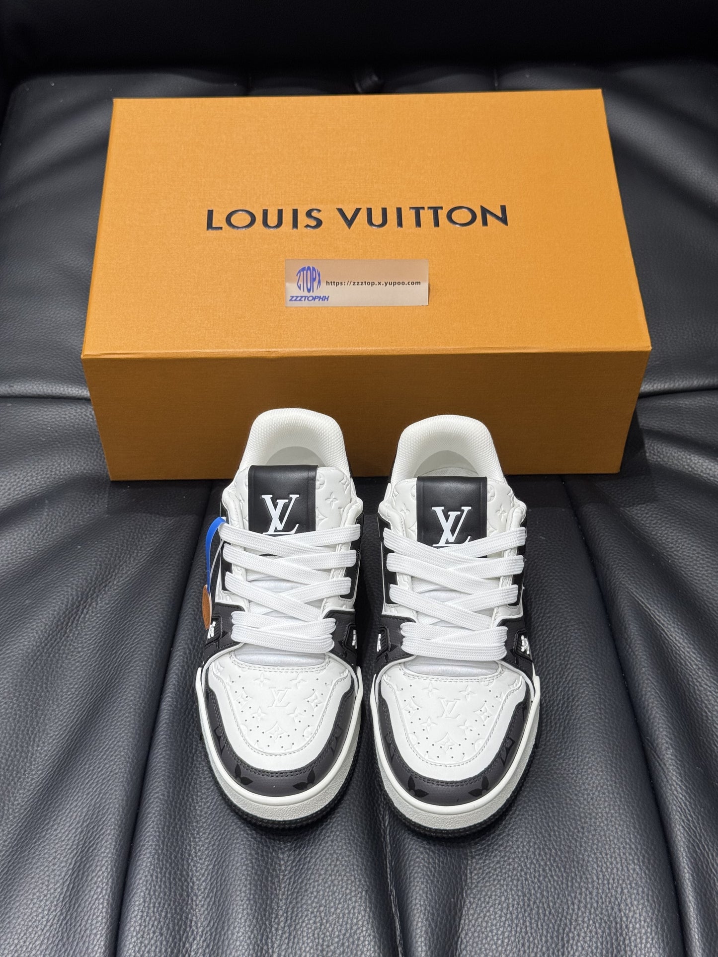 Louis Vuitton Trainer Signature "Black n White"