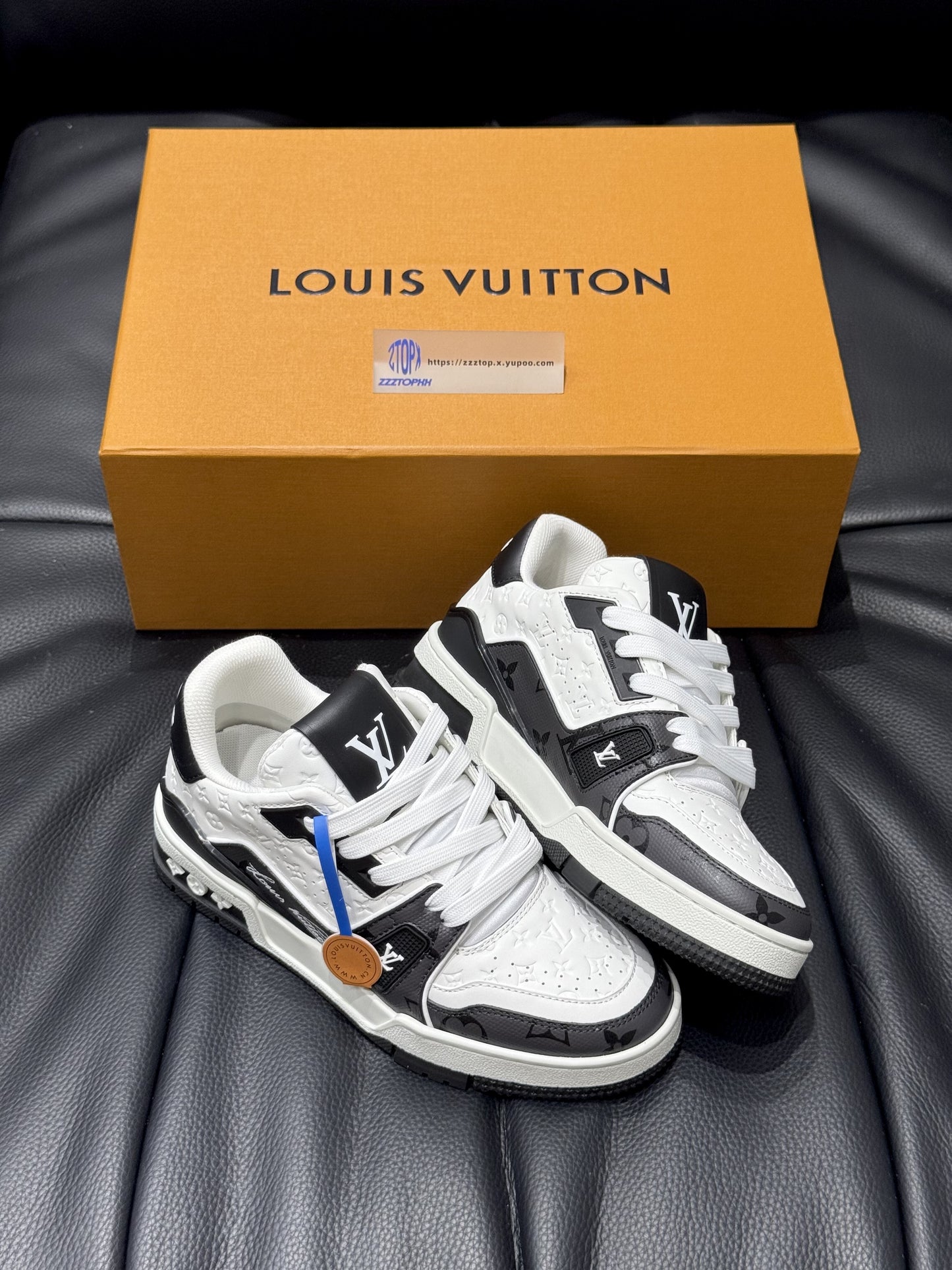 Louis Vuitton Trainer Signature "Black n White"