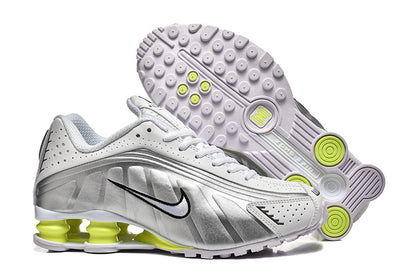 Nike Shox R4 "Metallic Silver Volt"