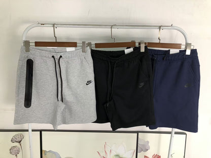 Bermudas Techfleeces (Preta e Cinza)