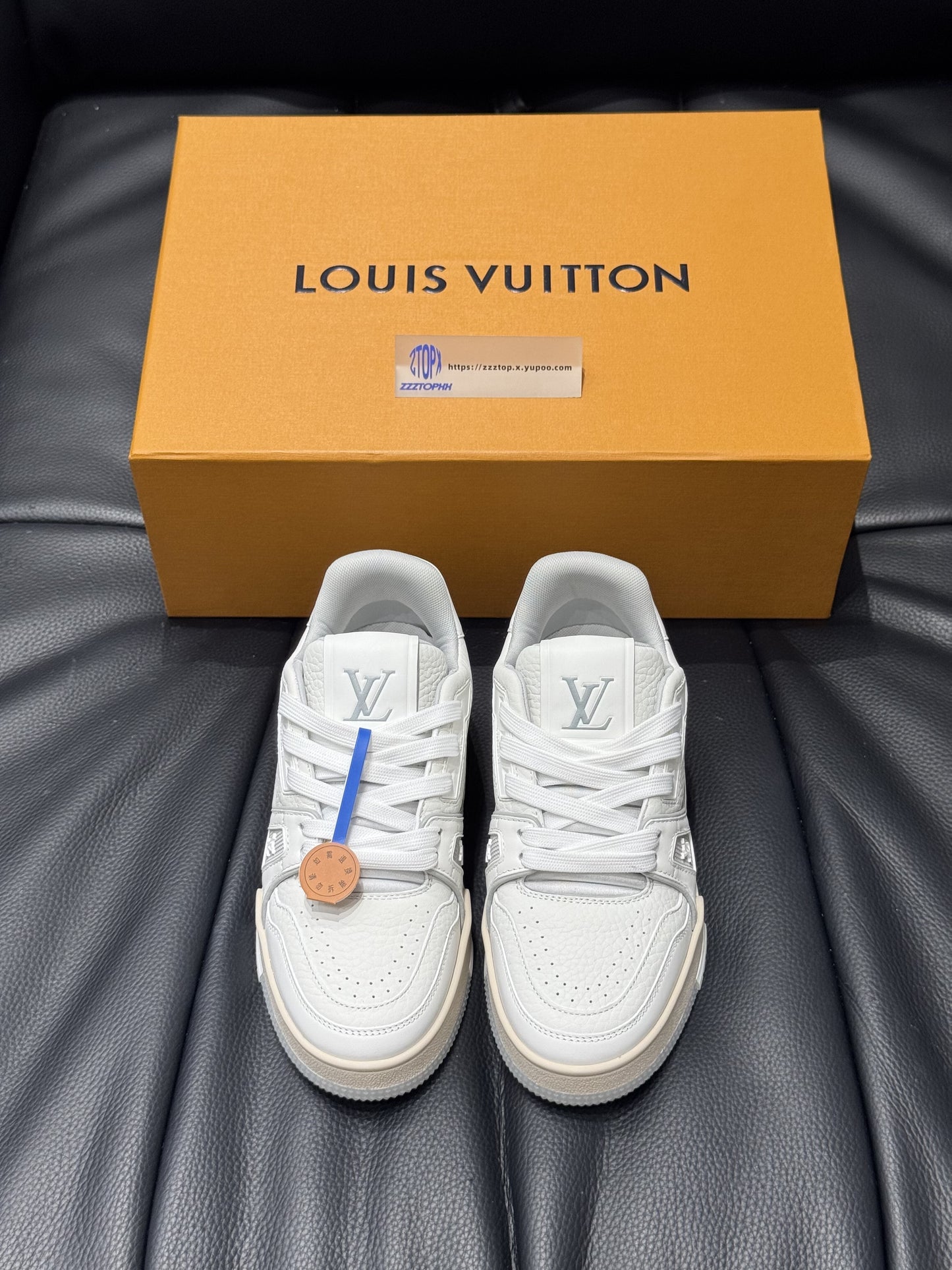 Louis Vuitton Trainer Signature "White Letter"