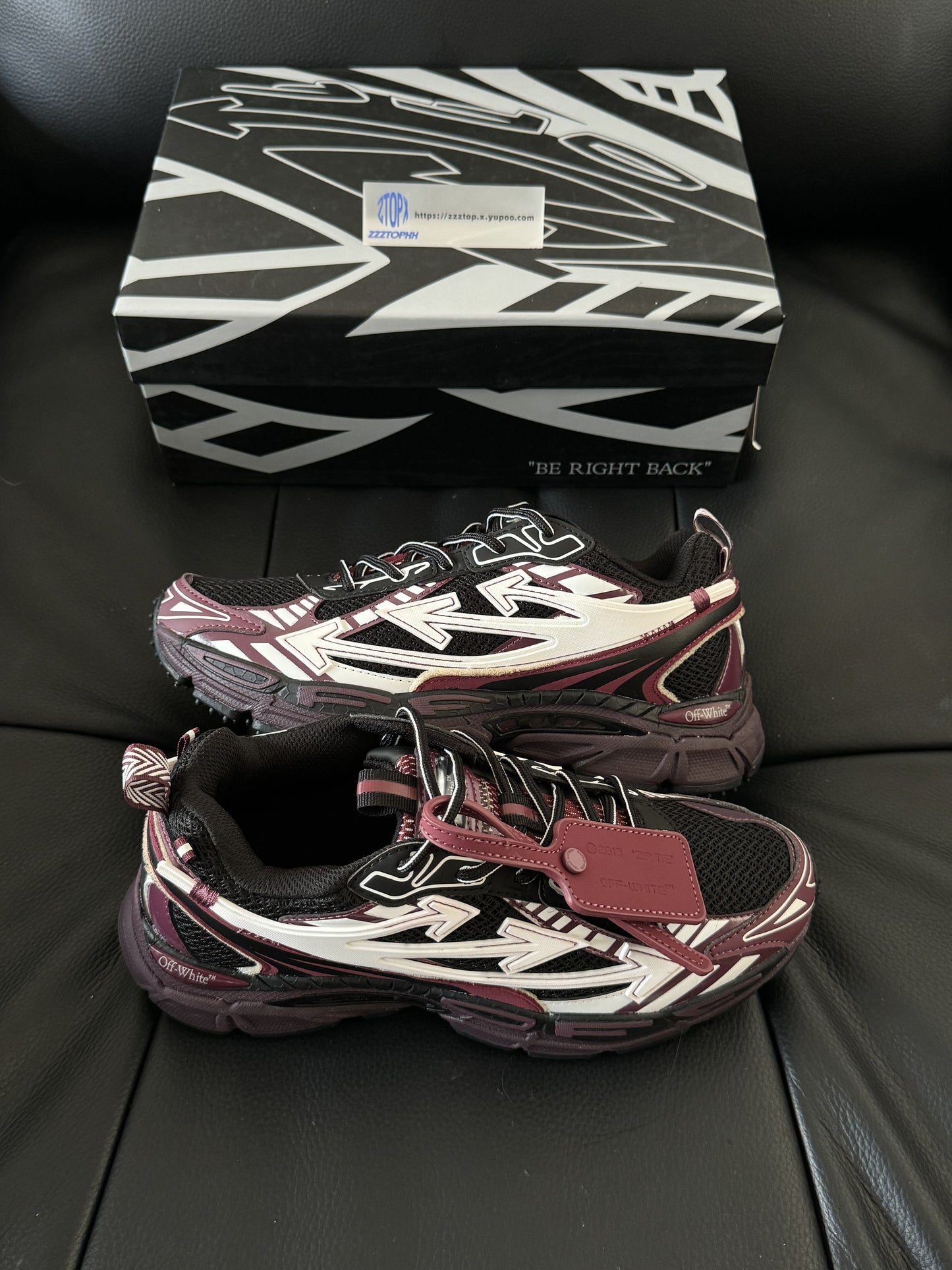 Off-White Be Right Back "Burgundy"