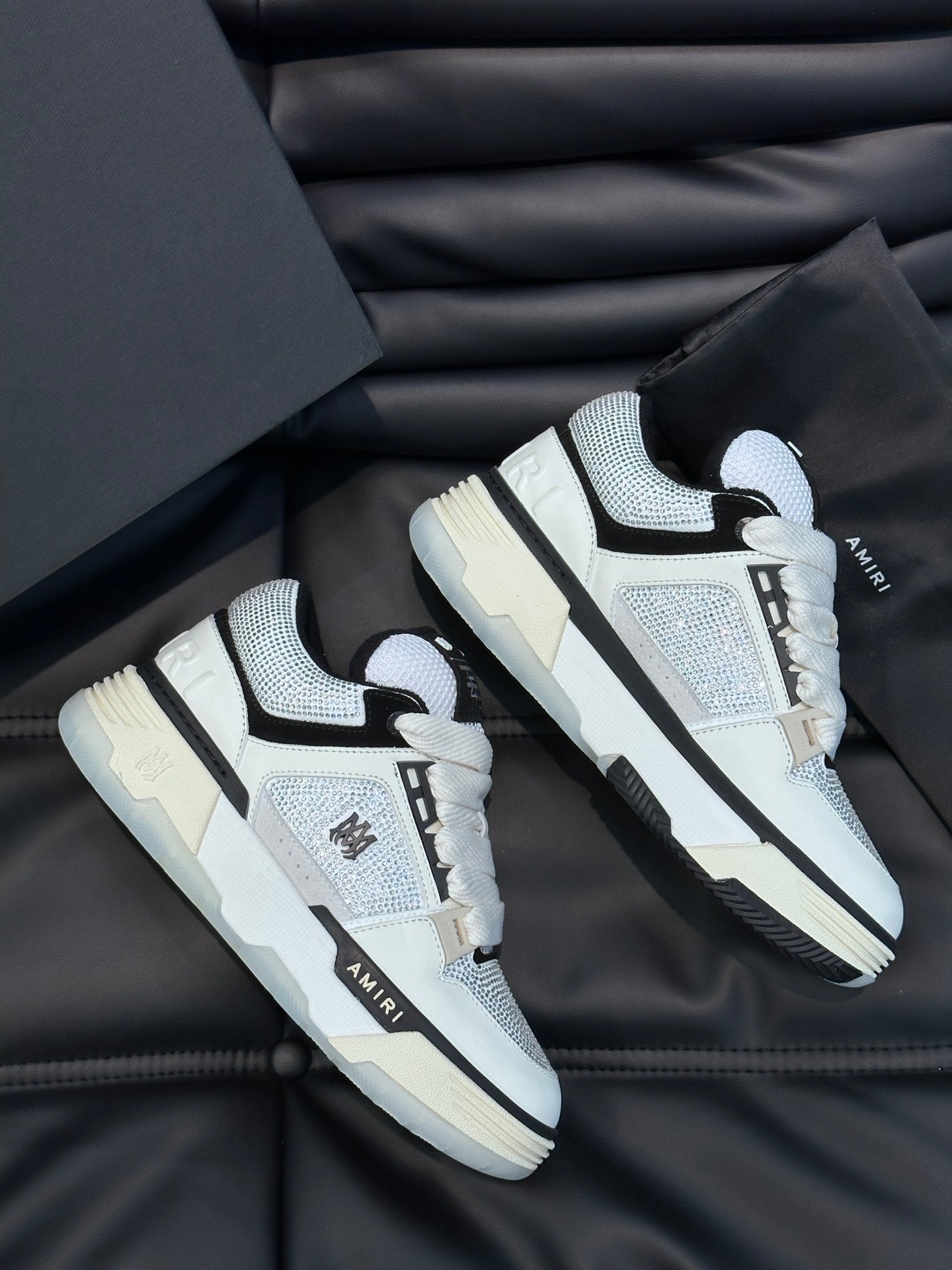 Amiri MA-1 Diamond "White Black"