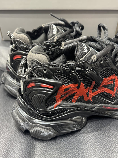Balenciaga Runner Graffiti "Black Red"