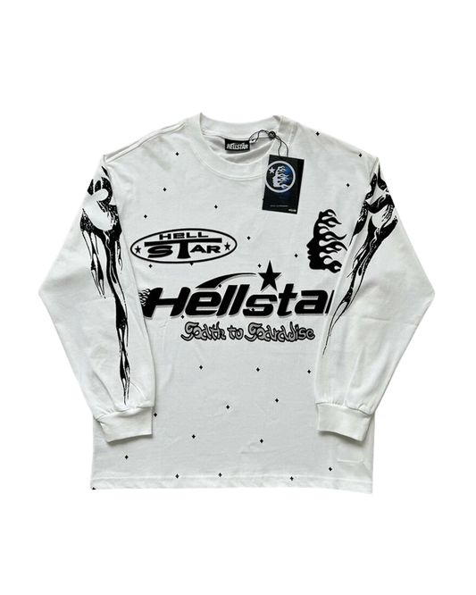 Manga Longa HellStar Preta e Branca