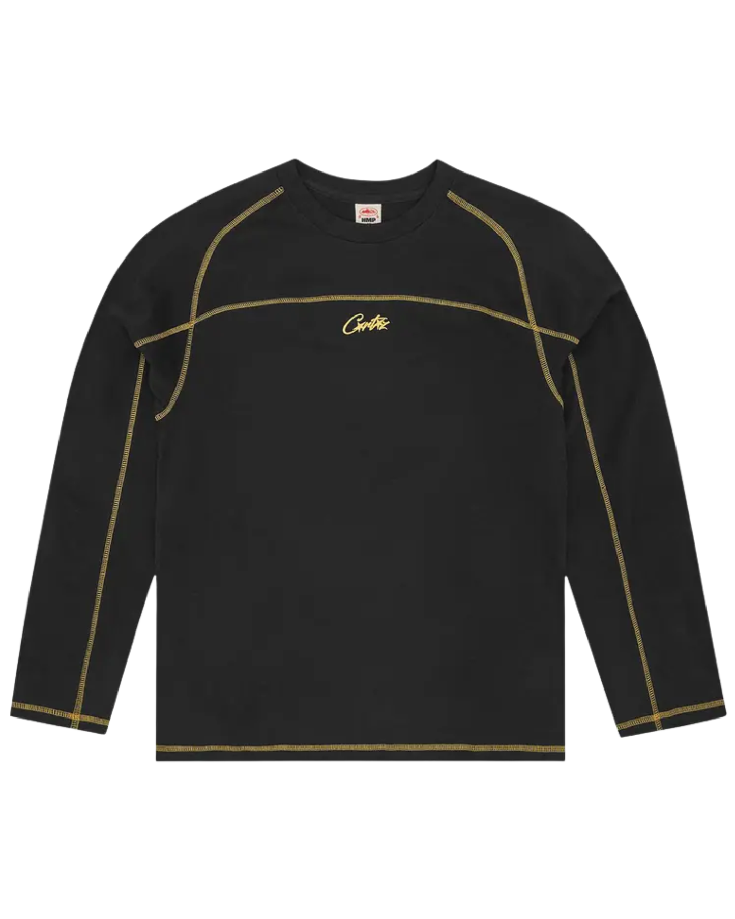 Corteiz Long Sleeve HMP Black and Yellow