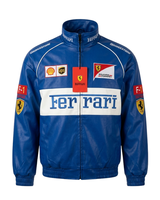 Jaqueta Vintage Ferrari Azul