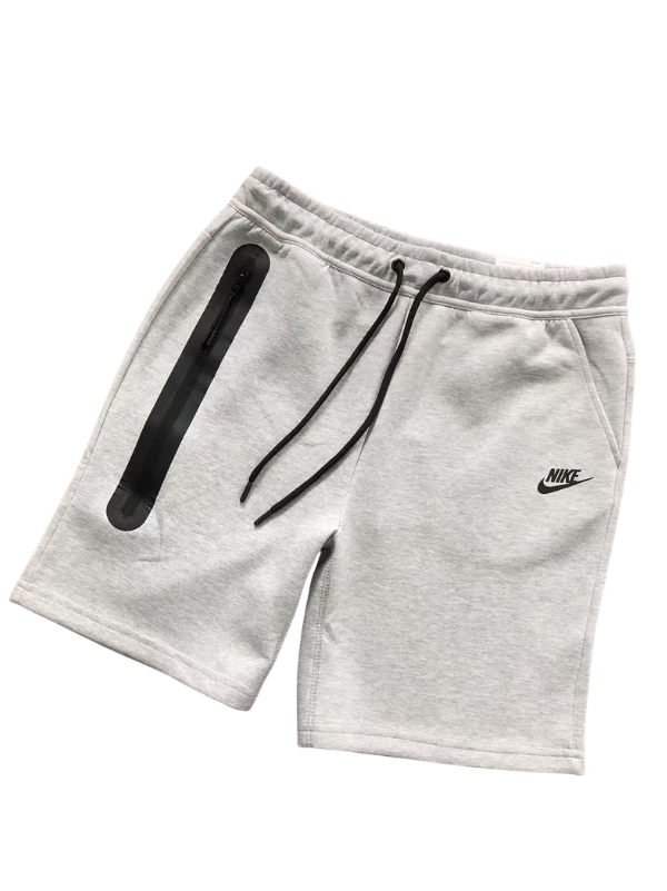 Bermudas Techfleeces (Preta e Cinza)