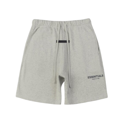 Bermuda Moletom Essentials Preta ou Cinza