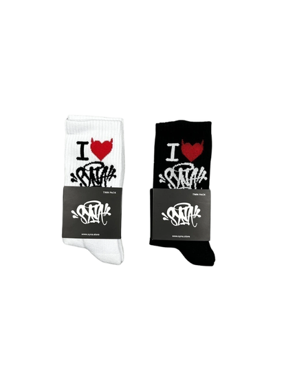 Meia Syna World "I LOVE SYNA" (Pronta Entrega)