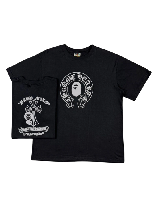 Camiseta Chrome x Bape (Pronta Entrega)