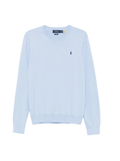 Suéter Ralph Lauren Moletom Azul Claro (Pronta Entrega)