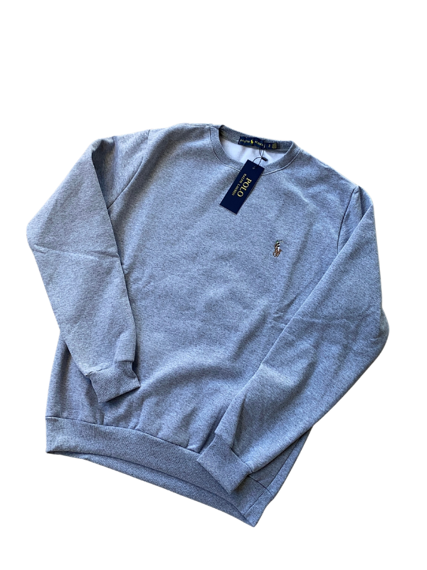 Suéter Ralph Lauren Moletom Cinza (Pronta Entrega)