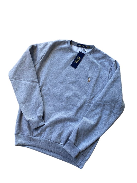 Suéter Ralph Lauren Moletom Cinza (Pronta Entrega)