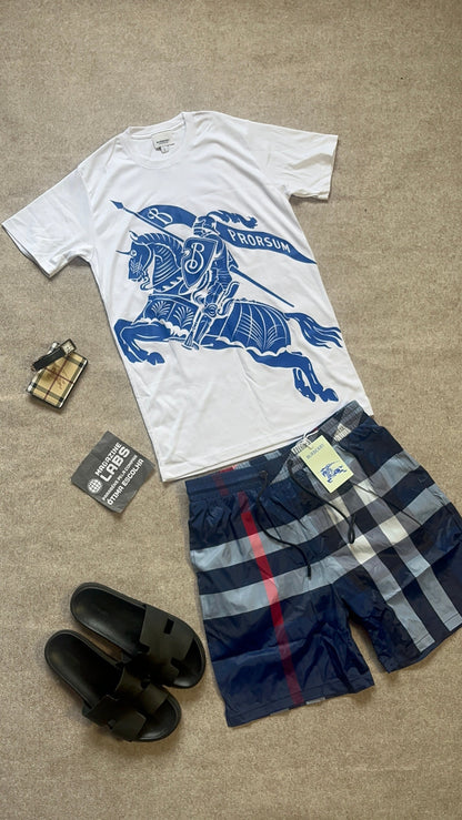 Bermuda Burberry Azul (Pronta Entrega)