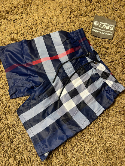 Bermuda Burberry Azul (Pronta Entrega)