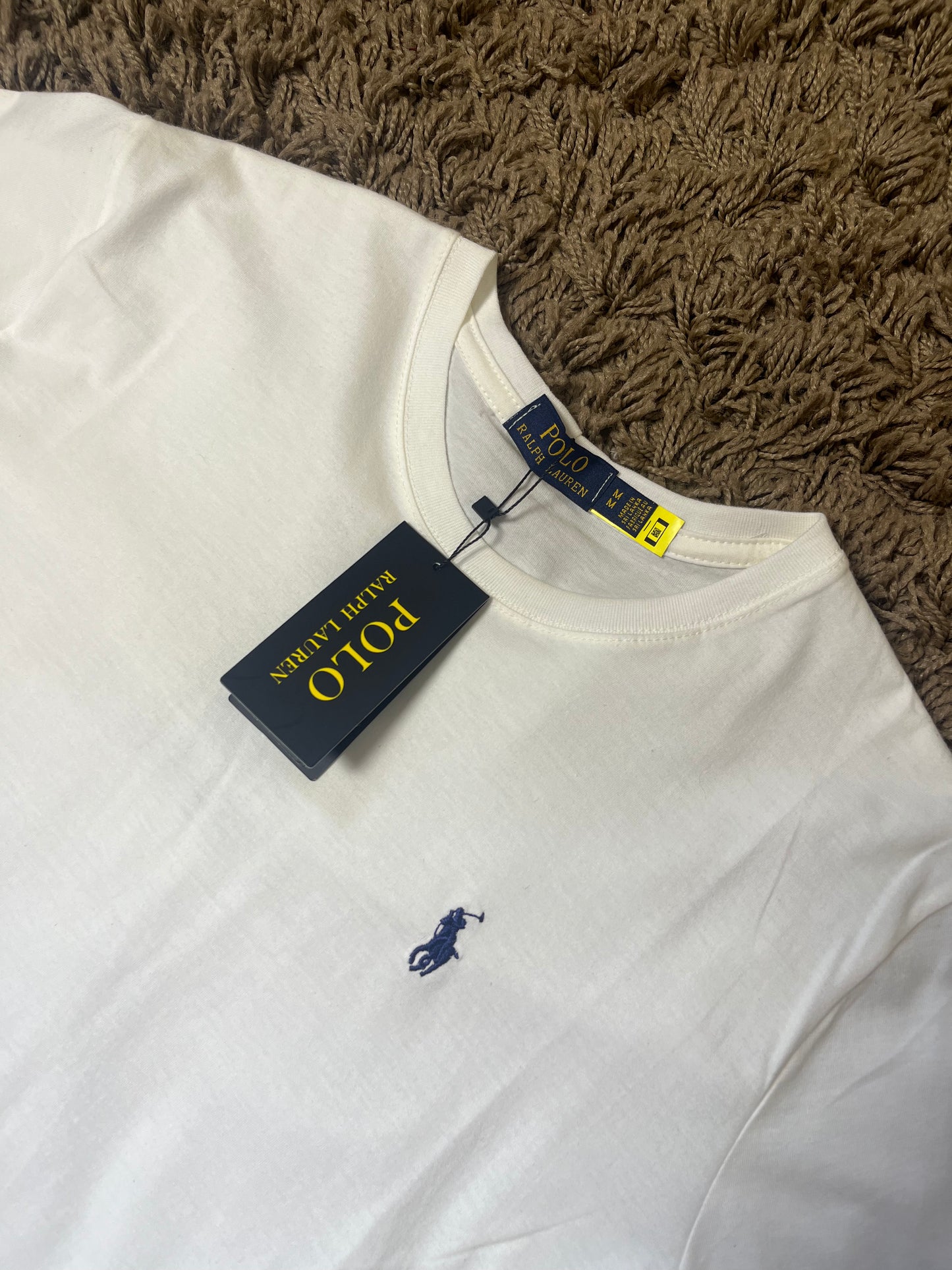 Camiseta Branca Básica Ralph Lauren (Pronta Entrega)