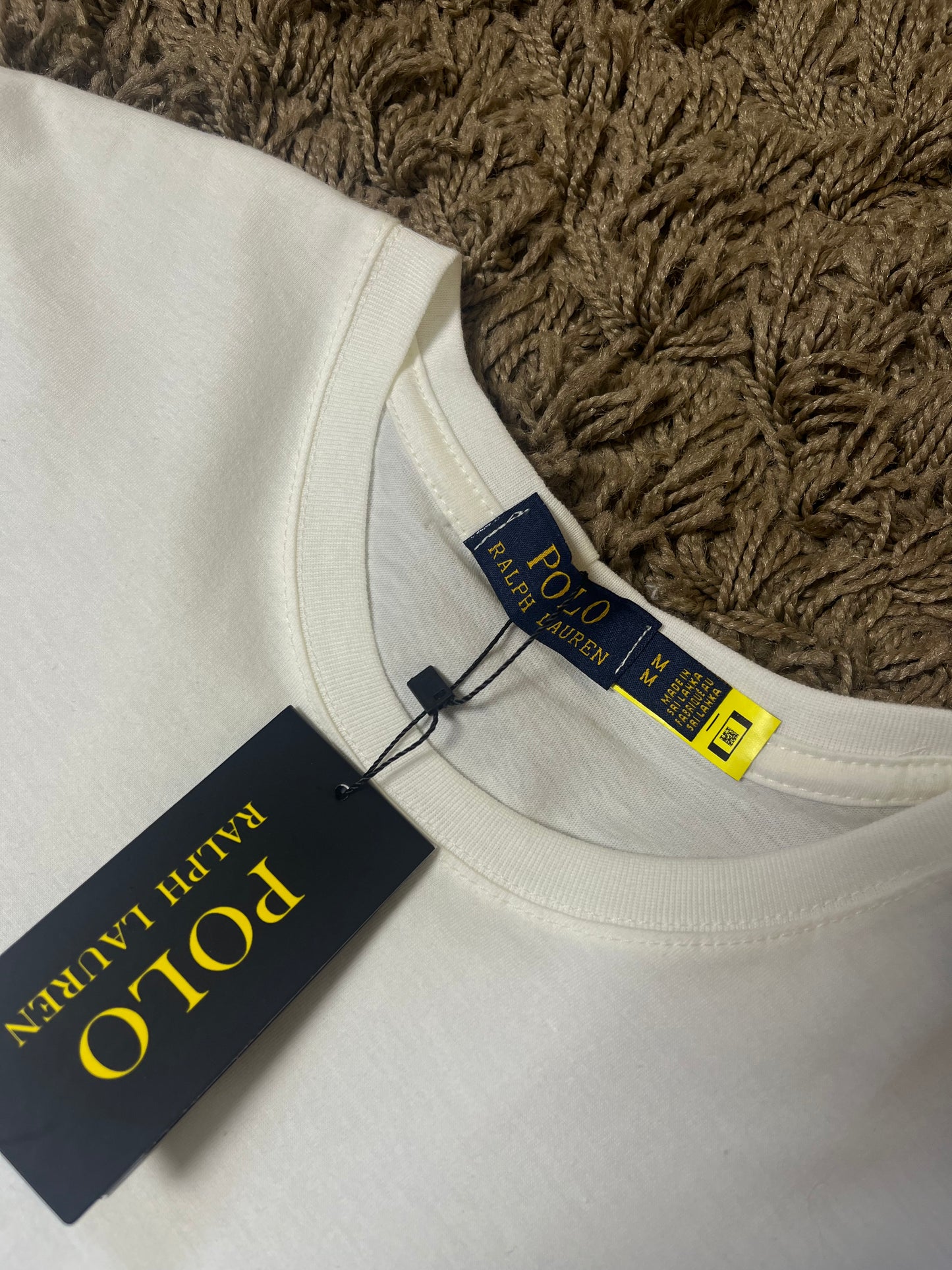 Camiseta Branca Básica Ralph Lauren (Pronta Entrega)