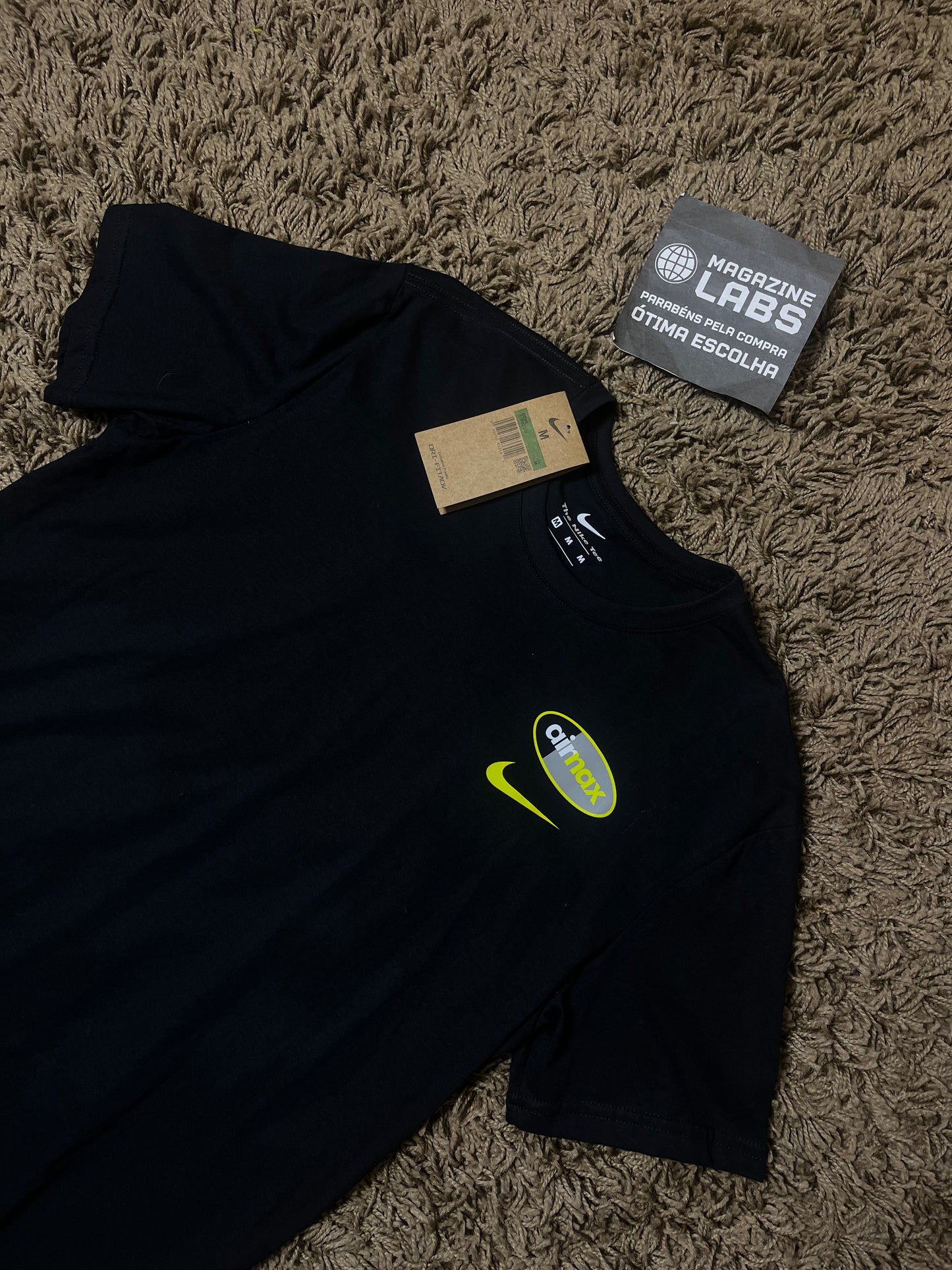 Camiseta Air Max Verde e Preta (Pronta Entrega)