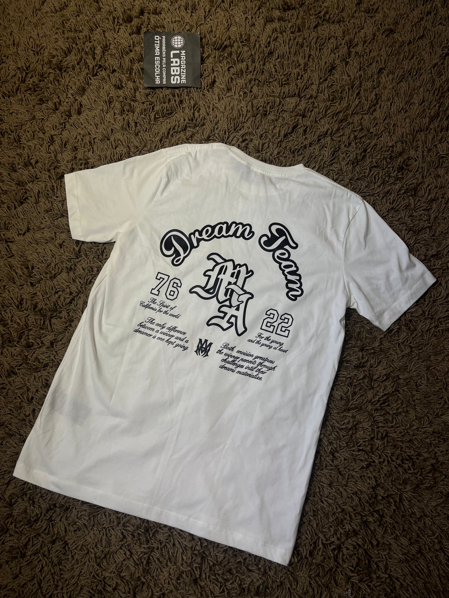 Camiseta Amiri Dream Team (Pronta Entrega)