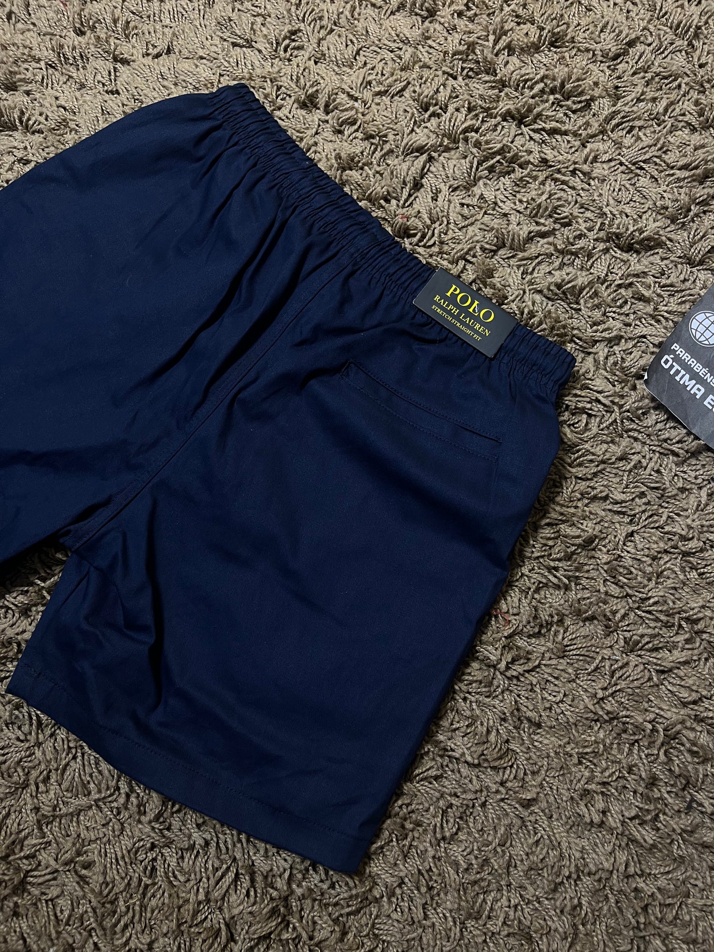 Bermuda Sarja Azul Ralph Lauren (Pronta Entrega)