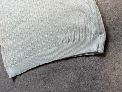 Polo Tricot Ralph Lauren Branca (Pronta Entrega)
