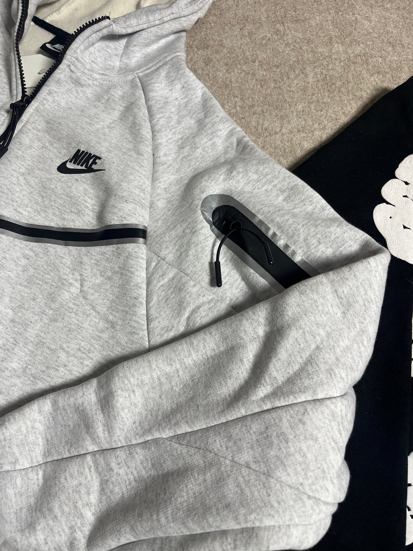 Moletom Techfleece Cinza (Pronta Entrega)