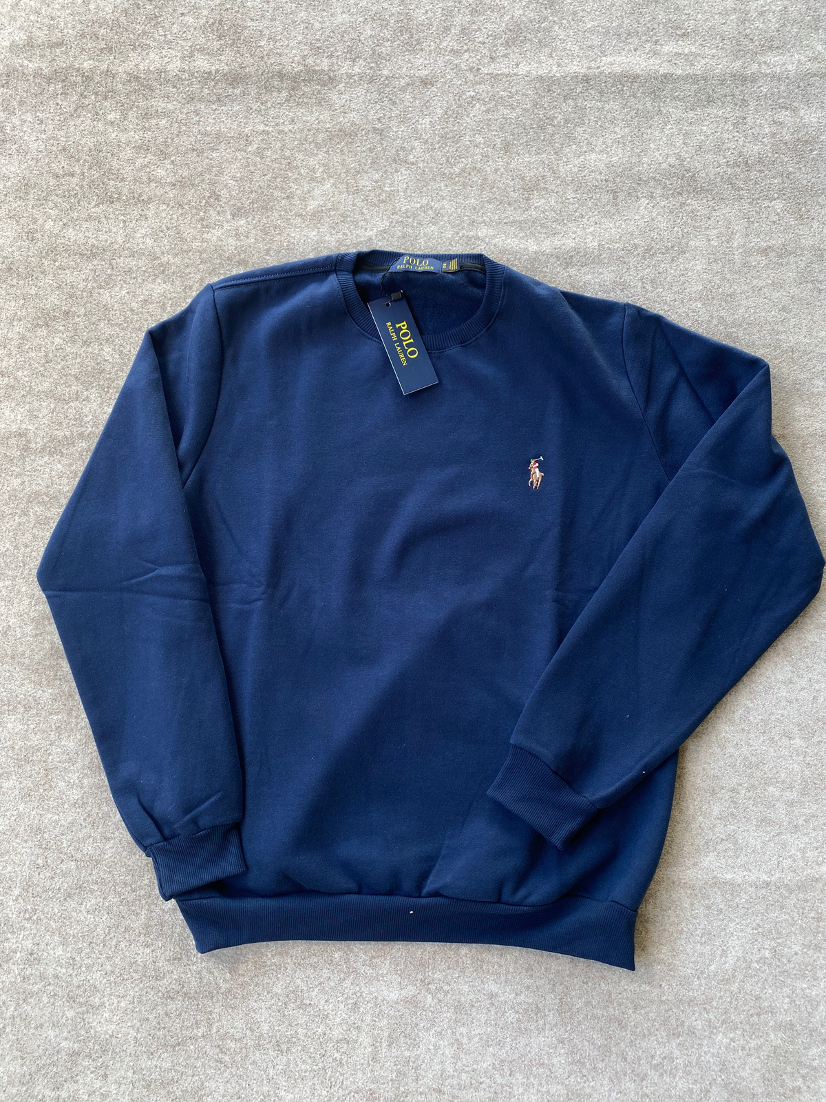 Suéter Ralph Lauren Moletom Azul Escuro (Pronta Entrega)