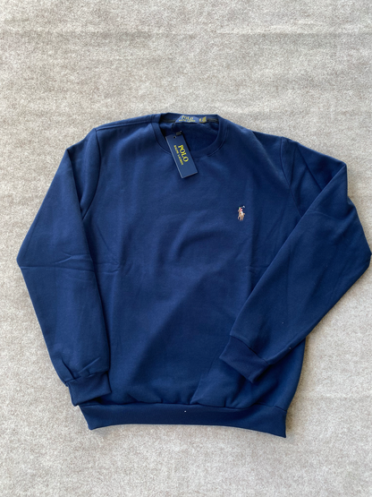 Suéter Ralph Lauren Moletom Azul Escuro (Pronta Entrega)