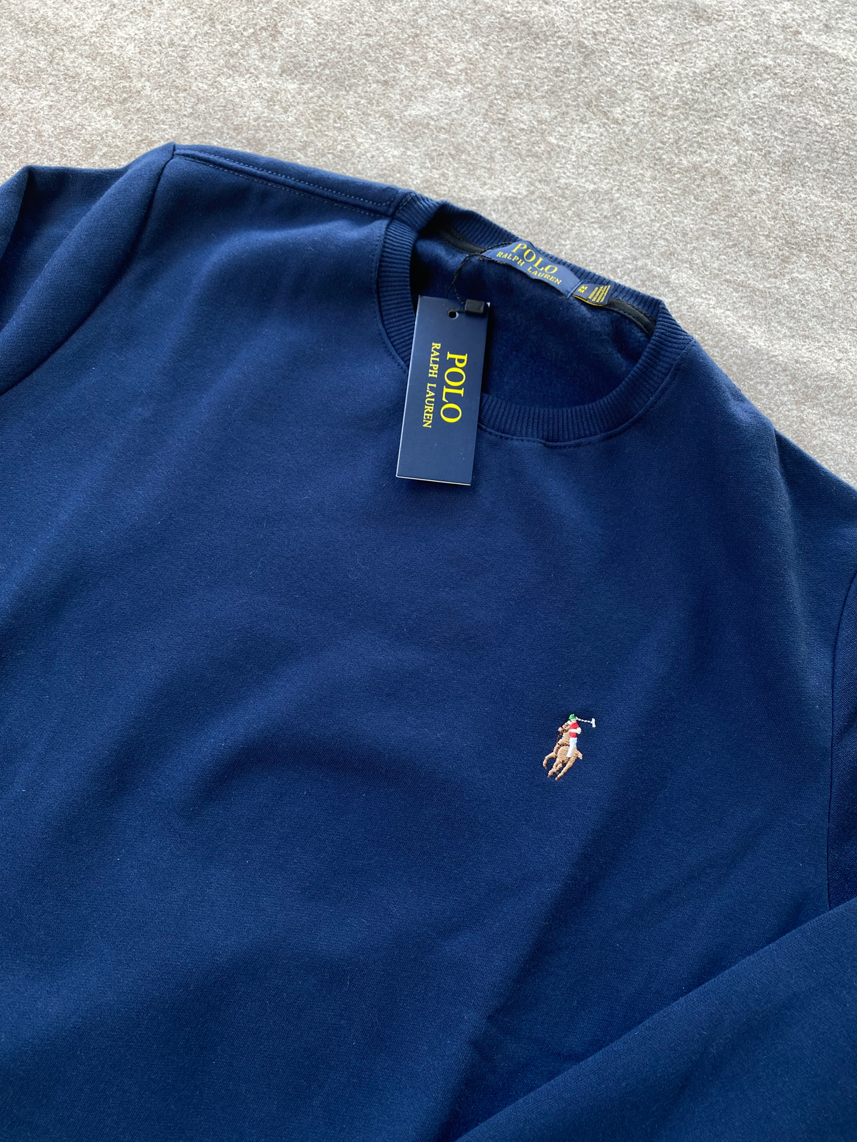 Suéter Ralph Lauren Moletom Azul Escuro (Pronta Entrega)