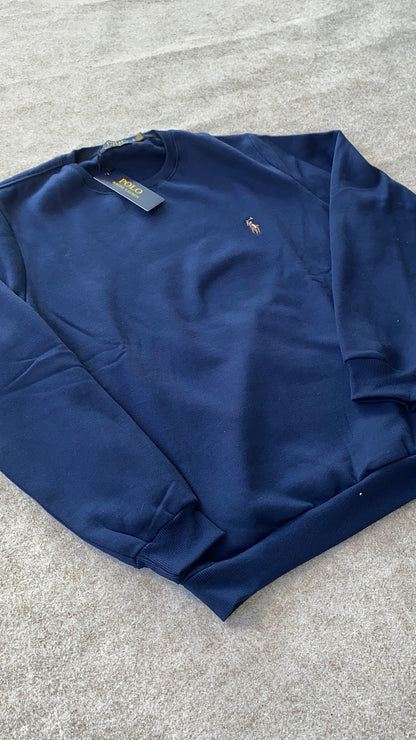 Suéter Ralph Lauren Moletom Azul Escuro (Pronta Entrega)