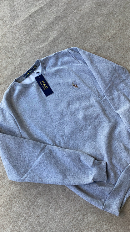 Suéter Ralph Lauren Moletom Cinza (Pronta Entrega)