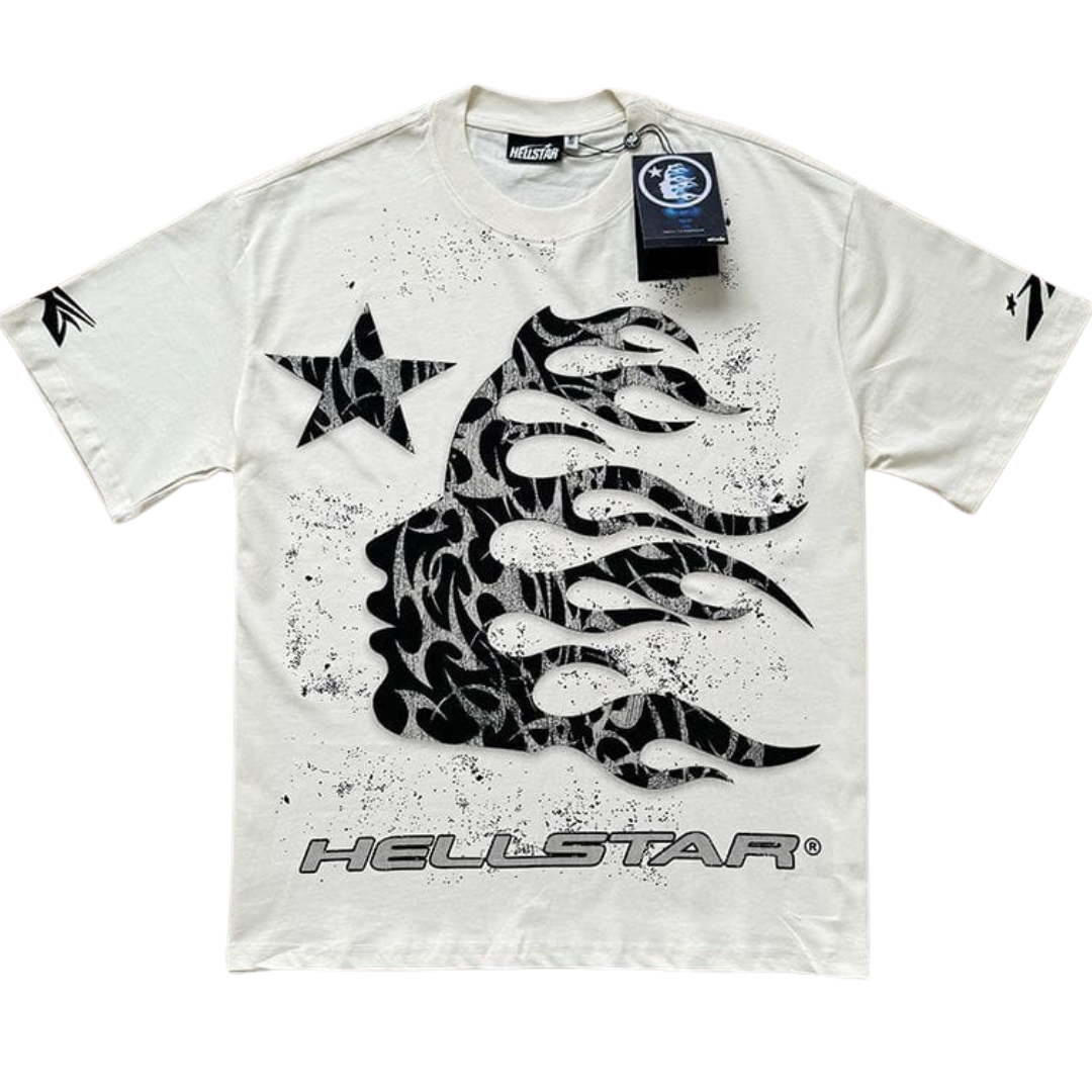 Camiseta Hellstar Camiseta Thorn Glitter Branca
