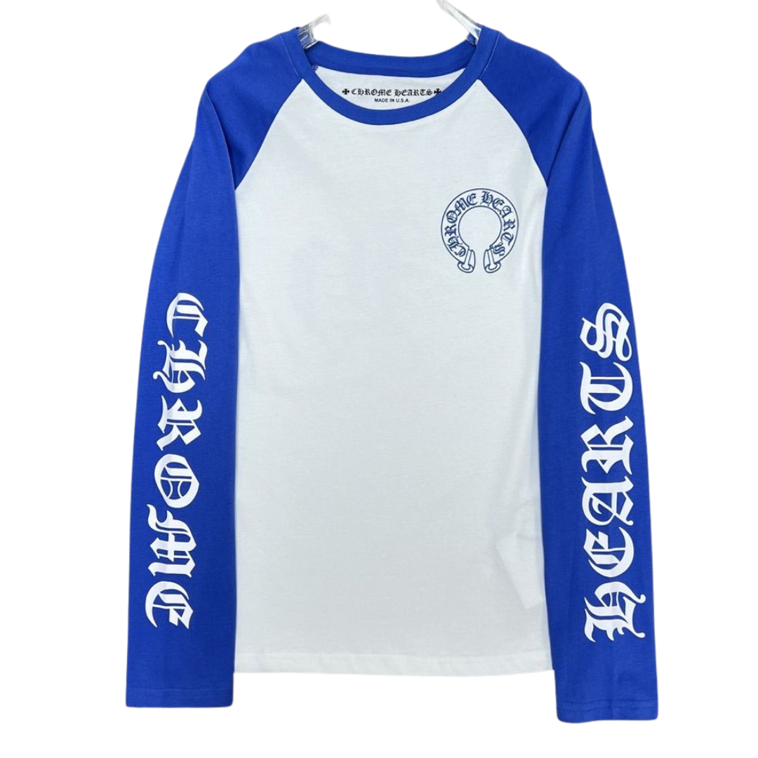 Long Sleeve Chrome Hearts Azul
