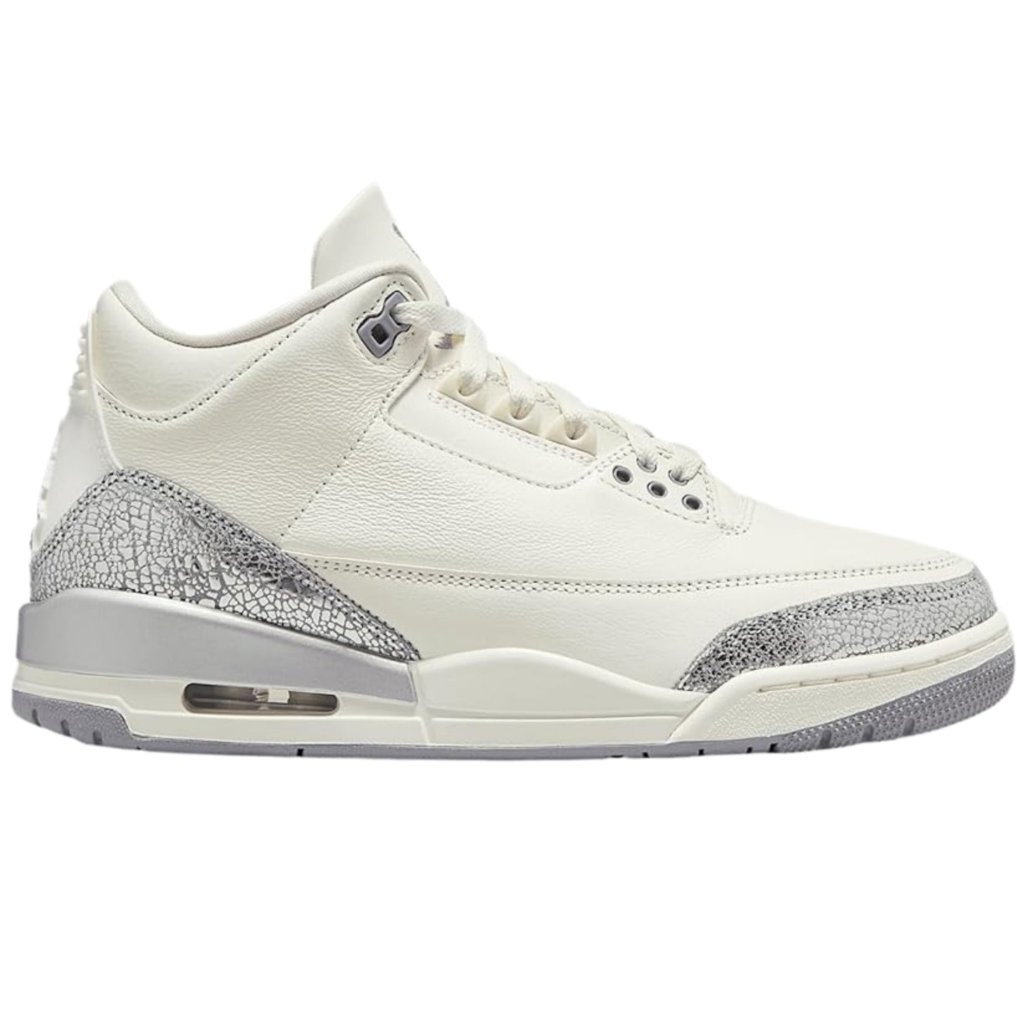Air Jordan 3 "Sail Metallic Silver"