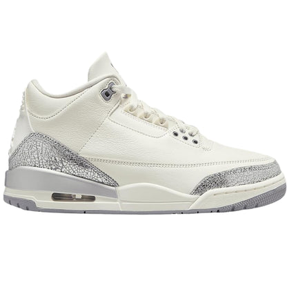 Air Jordan 3 "Sail Metallic Silver"
