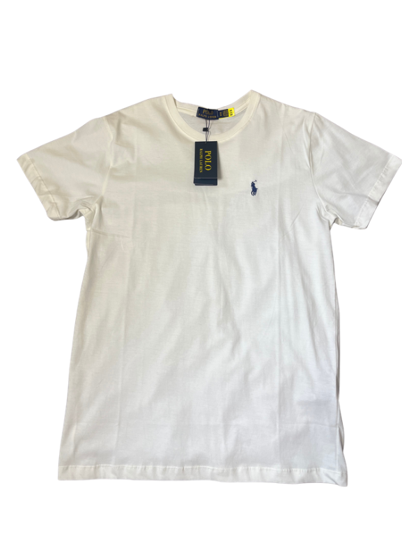Camiseta Branca Básica Ralph Lauren (Pronta Entrega)