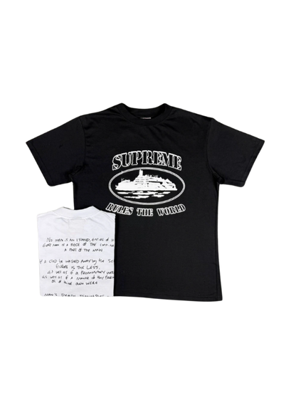 Camiseta Supreme Rules The World (Pronta Entrega)